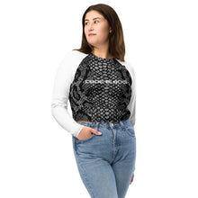 Load image into Gallery viewer, Recycled long-sleeve crop top