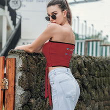 Load image into Gallery viewer, Summer Sexy Blouse With Strapless Top