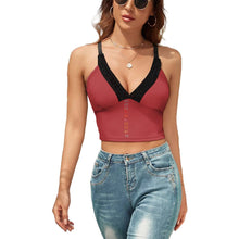 Load image into Gallery viewer, Ladies V-Neck Slim Fit Camisole Top
