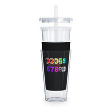 Load image into Gallery viewer, Plastic Tumbler with Straw