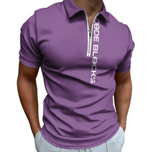 Load image into Gallery viewer, Short sleeve polo shirt