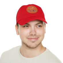 Load image into Gallery viewer, Dad Hat with Leather Patch (Round)
