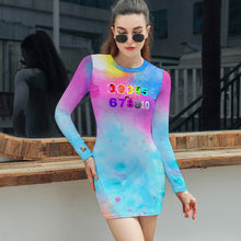 Load image into Gallery viewer, Women's Elegant Long Sleeve Skinny Dress