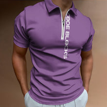 Load image into Gallery viewer, Short sleeve polo shirt
