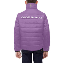 Load image into Gallery viewer, Kid's stand collar padded jacket(H41)