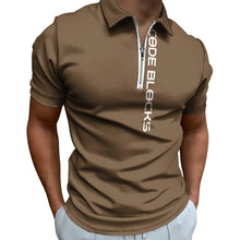 Load image into Gallery viewer, Short sleeve polo shirt