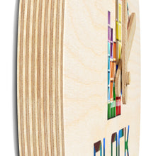 Load image into Gallery viewer, Wooden Wall Clock