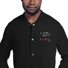 Load image into Gallery viewer, Embroidered Champion Bomber Jacket