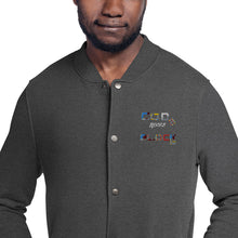 Load image into Gallery viewer, Embroidered Champion Bomber Jacket