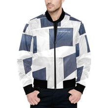 Load image into Gallery viewer, Men's All Over Print Quilted Bomber Jacket(Model H33)