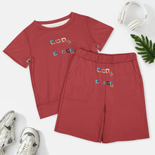 Load image into Gallery viewer, Large short sleeved Shorts Set