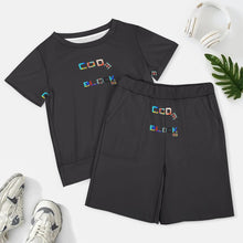 Load image into Gallery viewer, Large short sleeved Shorts Set