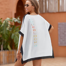 Load image into Gallery viewer, Loose Short Sleeve Beach Swim Cover