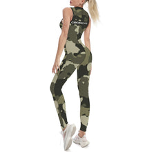 Load image into Gallery viewer, Colorful Ladies Bodysuit Yoga Pants