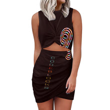 Load image into Gallery viewer, Navel-Baring Cross-Fit Hip Skirt