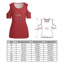 Load image into Gallery viewer, ACT off shoulder U-neck short sleeve top