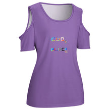 Load image into Gallery viewer, ACT off shoulder U-neck short sleeve top