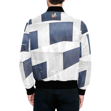Load image into Gallery viewer, Men's All Over Print Quilted Bomber Jacket(Model H33)