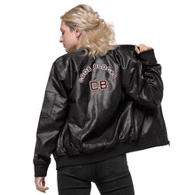 Load image into Gallery viewer, Leather Bomber Jacket
