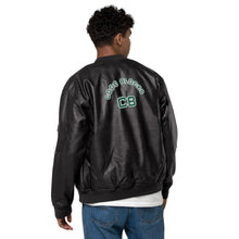 Load image into Gallery viewer, Leather Bomber Jacket