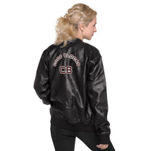 Load image into Gallery viewer, Leather Bomber Jacket