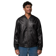 Load image into Gallery viewer, Leather Bomber Jacket