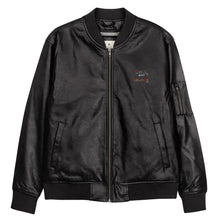 Load image into Gallery viewer, Leather Bomber Jacket