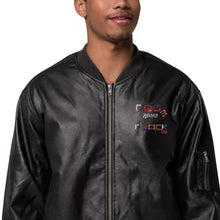 Load image into Gallery viewer, Leather Bomber Jacket