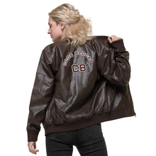 Load image into Gallery viewer, Leather Bomber Jacket