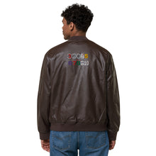 Load image into Gallery viewer, Leather Bomber Jacket