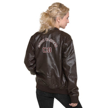 Load image into Gallery viewer, Leather Bomber Jacket