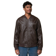 Load image into Gallery viewer, Leather Bomber Jacket
