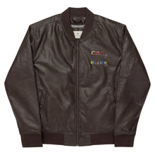 Load image into Gallery viewer, Leather Bomber Jacket