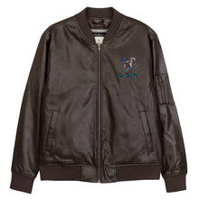 Load image into Gallery viewer, Leather Bomber Jacket