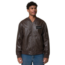 Load image into Gallery viewer, Leather Bomber Jacket