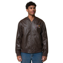 Load image into Gallery viewer, Leather Bomber Jacket