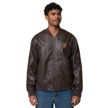 Load image into Gallery viewer, Leather Bomber Jacket