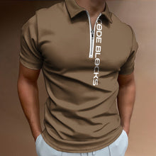 Load image into Gallery viewer, Short sleeve polo shirt
