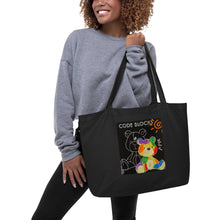Load image into Gallery viewer, Large organic tote bag