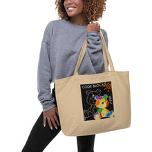 Load image into Gallery viewer, Large organic tote bag
