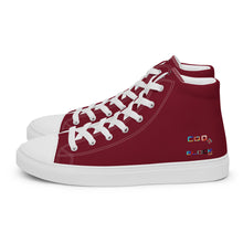 Load image into Gallery viewer, Men’s high top canvas shoes
