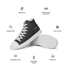 Load image into Gallery viewer, Men’s high top canvas shoes