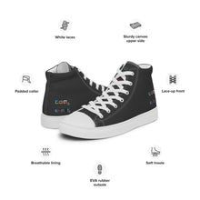 Load image into Gallery viewer, Men’s high top canvas shoes