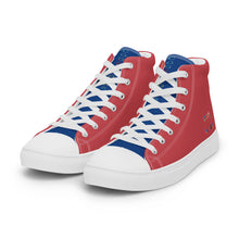 Load image into Gallery viewer, Men’s high top canvas shoes
