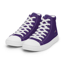 Load image into Gallery viewer, Men’s high top canvas shoes