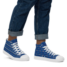 Load image into Gallery viewer, Men’s high top canvas shoes