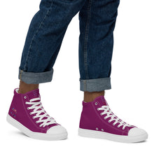 Load image into Gallery viewer, Men’s high top canvas shoes