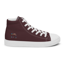 Load image into Gallery viewer, Men’s high top canvas shoes