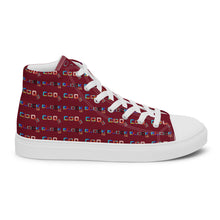 Load image into Gallery viewer, Men’s high top canvas shoes