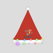Load image into Gallery viewer, Adult Plush Glowing Christmas Hat